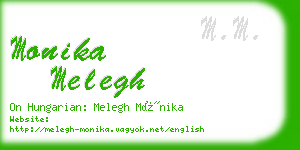 monika melegh business card